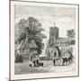 The North of London, Church End, Finchley, 1876, UK-null-Mounted Giclee Print