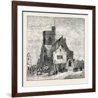 The North of London, High Street, Barnet, 1876, UK-null-Framed Giclee Print