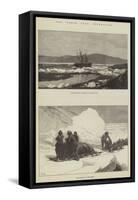 The North Pole Expedition-William Heysham Overend-Framed Stretched Canvas