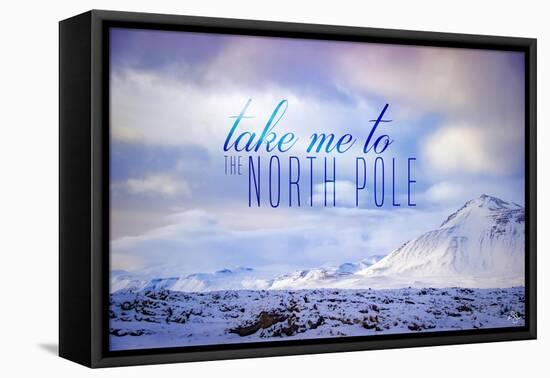 The North Pole-Kimberly Glover-Framed Stretched Canvas