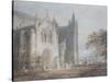 The North Porch of Salisbury Cathedral, circa 1796-J. M. W. Turner-Stretched Canvas