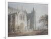 The North Porch of Salisbury Cathedral, circa 1796-J. M. W. Turner-Framed Giclee Print