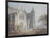 The North Porch of Salisbury Cathedral, circa 1796-J. M. W. Turner-Framed Giclee Print