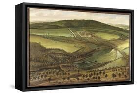 The North Prospect of Hampton Court, c.1699-Leonard Knyff-Framed Stretched Canvas