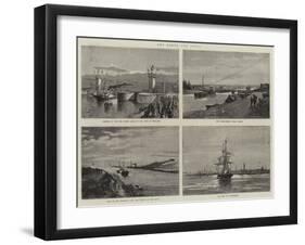 The North Sea Canal-null-Framed Giclee Print