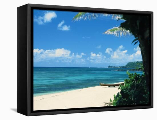The North Shore of Oahu-Bill Romerhaus-Framed Stretched Canvas