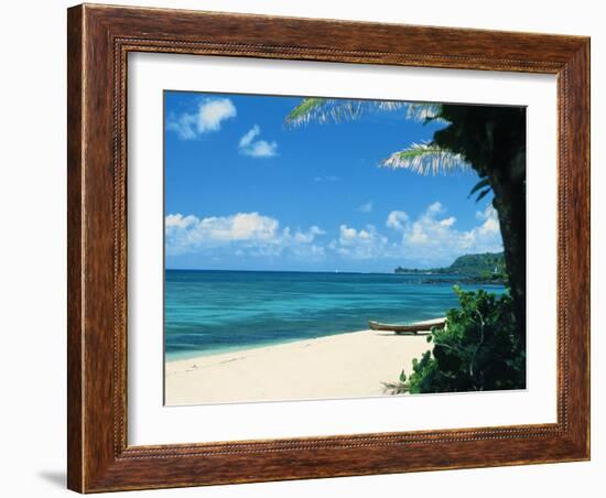 The North Shore of Oahu-Bill Romerhaus-Framed Photographic Print