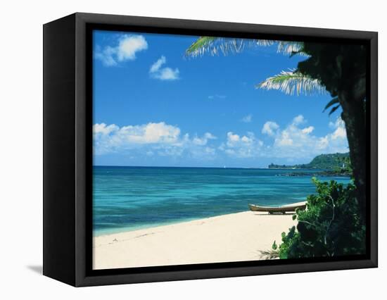 The North Shore of Oahu-Bill Romerhaus-Framed Stretched Canvas