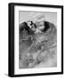 The North Side of Mount St. Helens is Wide Open as the Volcano Starts to Erupt-null-Framed Photographic Print