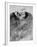 The North Side of Mount St. Helens is Wide Open as the Volcano Starts to Erupt-null-Framed Photographic Print