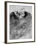 The North Side of Mount St. Helens is Wide Open as the Volcano Starts to Erupt-null-Framed Photographic Print