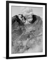 The North Side of Mount St. Helens is Wide Open as the Volcano Starts to Erupt-null-Framed Photographic Print