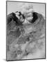 The North Side of Mount St. Helens is Wide Open as the Volcano Starts to Erupt-null-Mounted Photographic Print