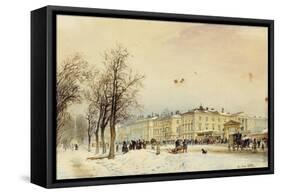 The North Station, Vienna-Alt Rudolf-Framed Stretched Canvas