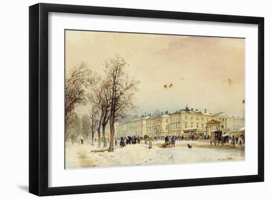 The North Station, Vienna-Alt Rudolf-Framed Giclee Print