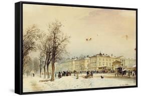 The North Station, Vienna-Alt Rudolf-Framed Stretched Canvas