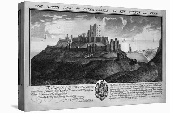 'The North View of Dover-Castle, in the County of Kent.', c1735-Samuel Buck-Stretched Canvas