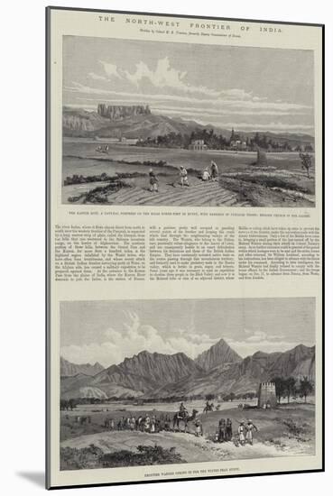 The North-West Frontier of India-null-Mounted Giclee Print