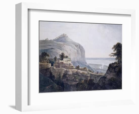 The North West View of Rohtasgarh, Bihar-Thomas & William Daniell-Framed Giclee Print