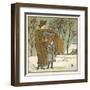 The North Wind Doth Blow-Walter Crane-Framed Art Print