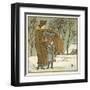 The North Wind Doth Blow-Walter Crane-Framed Art Print