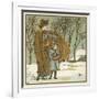 The North Wind Doth Blow-Walter Crane-Framed Art Print