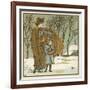 The North Wind Doth Blow-Walter Crane-Framed Art Print