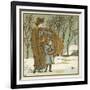 The North Wind Doth Blow-Walter Crane-Framed Art Print