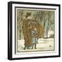 The North Wind Doth Blow-Walter Crane-Framed Art Print