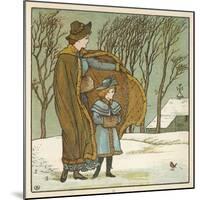 The North Wind Doth Blow-Walter Crane-Mounted Art Print
