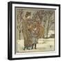 The North Wind Doth Blow-Walter Crane-Framed Giclee Print