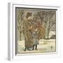 The North Wind Doth Blow-Walter Crane-Framed Giclee Print