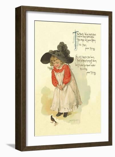 The North Wind Doth Blow-Maud Humphrey-Framed Art Print