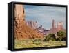 The North Window, Monument Valley Navajo Tribal Park, Utah, USA-Charles Crust-Framed Stretched Canvas
