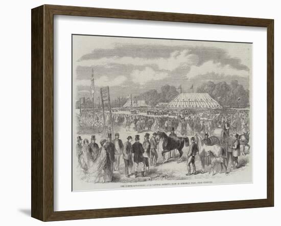 The Northamptonshire Agricultural Society's Show in Burghley Park, Near Stamford-null-Framed Giclee Print