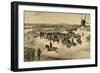 The Northern Army under Jean-Baptiste Billot (1828-1907). Franco-Prussian War. Engraving-null-Framed Giclee Print