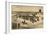 The Northern Army under Jean-Baptiste Billot (1828-1907). Franco-Prussian War. Engraving-null-Framed Giclee Print