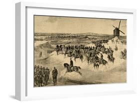 The Northern Army under Jean-Baptiste Billot (1828-1907). Franco-Prussian War. Engraving-null-Framed Giclee Print