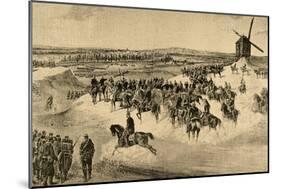 The Northern Army under Jean-Baptiste Billot (1828-1907). Franco-Prussian War. Engraving-null-Mounted Giclee Print