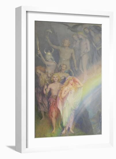 The Northern Gods Descending-William Gersham Collingwood-Framed Giclee Print