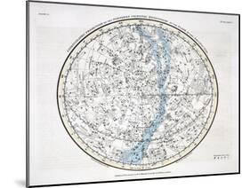 The Northern Hemisphere, from 'A Celestial Atlas' 1822-Alexander Jamieson-Mounted Giclee Print