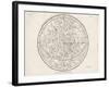 The Northern Hemisphere Including the Signs of the Zodiac-null-Framed Photographic Print