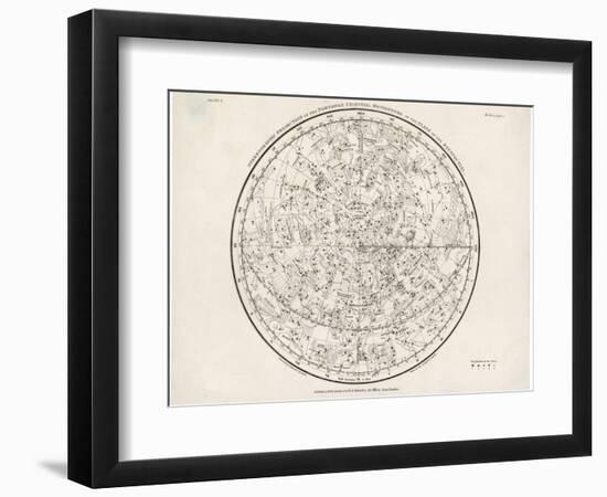 The Northern Hemisphere Including the Signs of the Zodiac-null-Framed Photographic Print