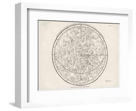 The Northern Hemisphere Including the Signs of the Zodiac-null-Framed Photographic Print