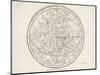 The Northern Hemisphere Including the Signs of the Zodiac-null-Mounted Photographic Print