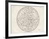 The Northern Hemisphere Including the Signs of the Zodiac-null-Framed Photographic Print