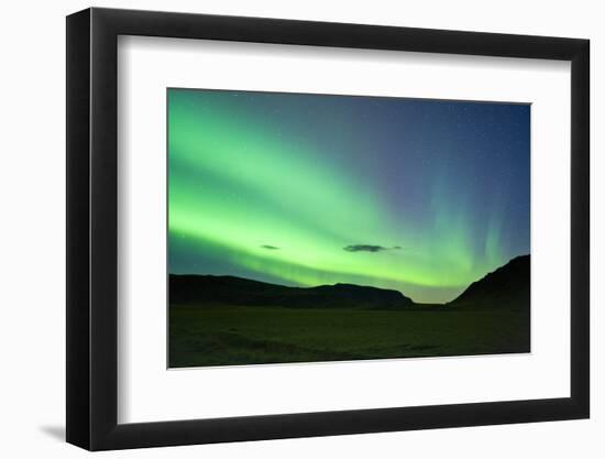 The Northern Lights (Aurora Borealis), Vik, Iceland, Polar Regions-Ben Pipe-Framed Photographic Print
