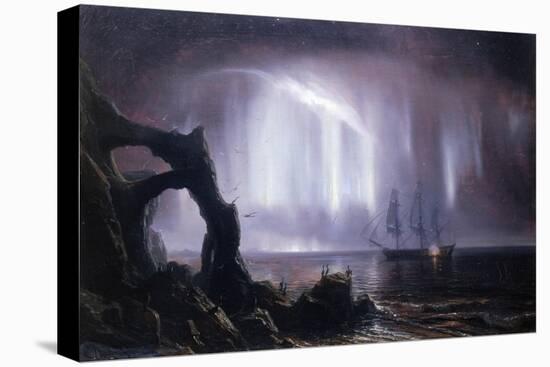 The Northern Lights (Aurora Borealis)-Theodore Gudin-Stretched Canvas