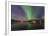 The Northern Lights Illuminates the Icy Sea, Troms-Roberto Moiola-Framed Photographic Print