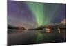 The Northern Lights Illuminates the Icy Sea, Troms-Roberto Moiola-Mounted Photographic Print